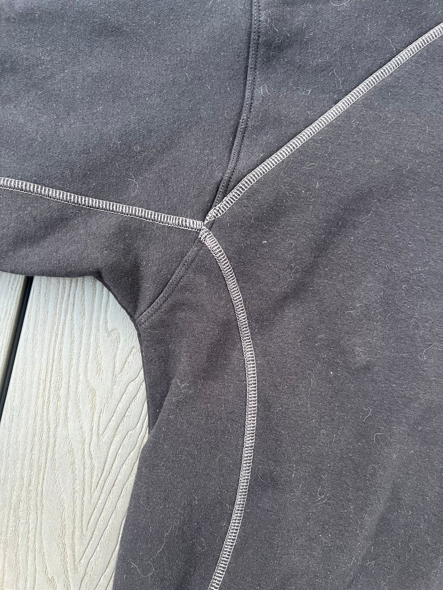 Black crewneck