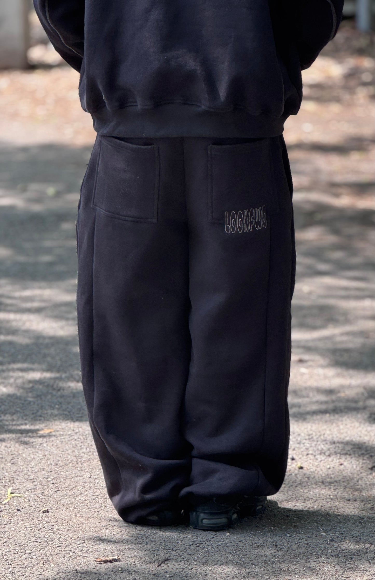 Black joggers