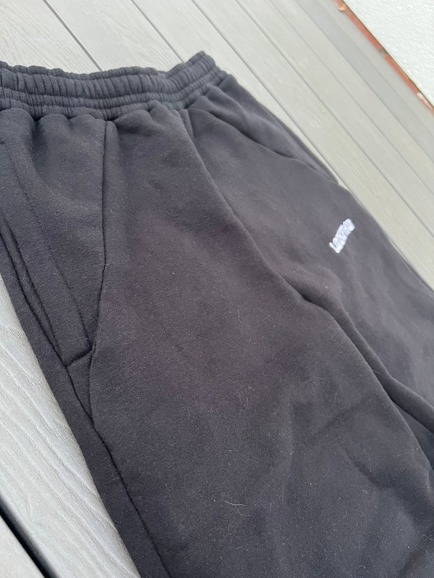Black joggers