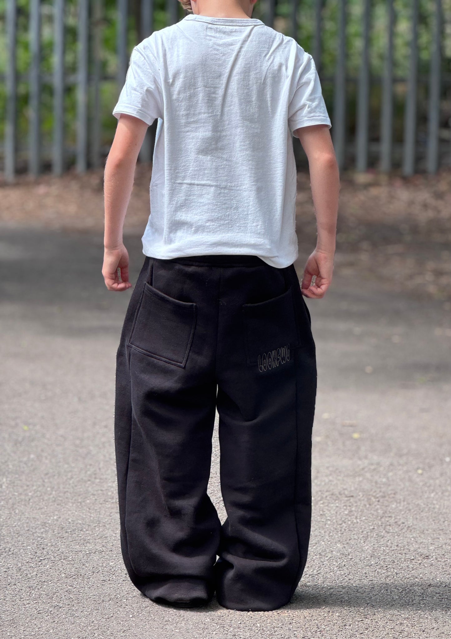 Black joggers