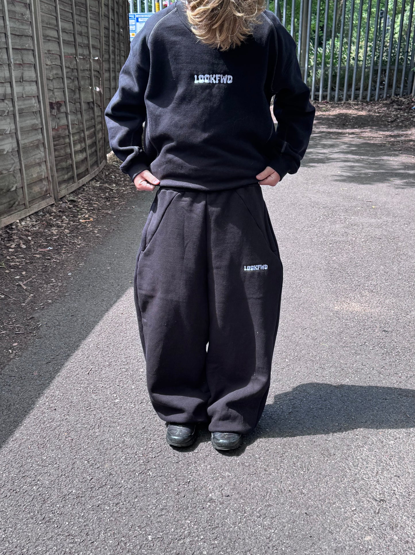 Black joggers